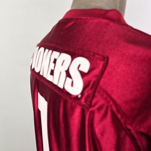 OU Oklahoma Sooners NCAA Football #1 Jersey By Starter Mens XL - Picture 5 of 8